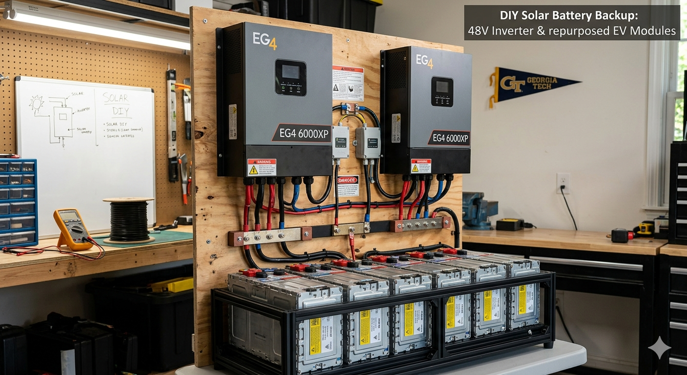 DIY Solar Battery Backup